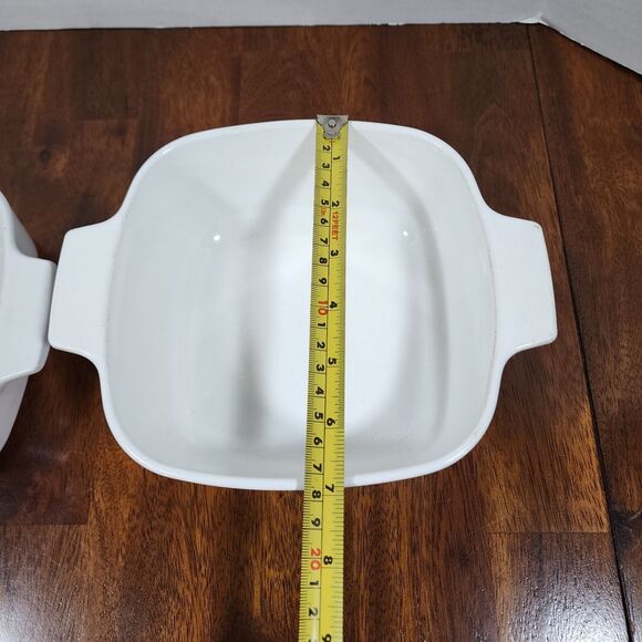 Corning Wave Casserole Dish with Blue Cornflower 1QT & 1.5QT - Picture 12 of 13